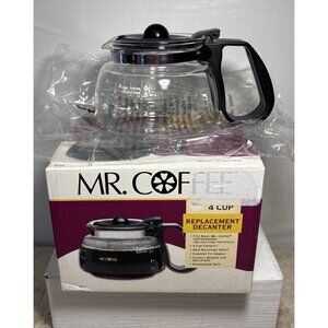 Mr. Coffee 4-Cup Glass Replacement Decanter Comfort Handle Drip-Resistant Spout